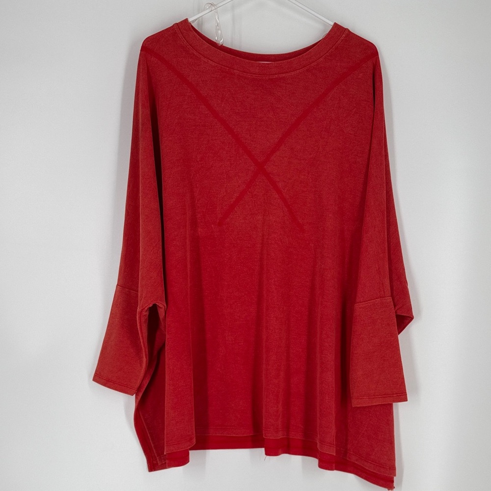 NWOT Women's Oversized Orange Top